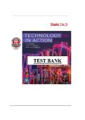 Technology in Action 18e &lpar;Evans&comma; Martin & Poatsy&rpar; Test Bank &vert; Chapters 1-13 Complete A&plus;