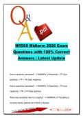 NR 569 Midterm Exam &ndash; 300 Questions & Answers &vert; Diagnostic Reasoning&comma; Respiratory & GI Disorders 2026