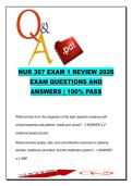 NUR 307 Exam 1 &ndash; 150 Questions & Answers &vert; Evidence-Based Practice&comma; Research Methods & Nursing Theory 2026