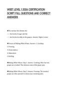 WSET LEVEL 1 2026 CERTIFICATION SCRIPT FULL QUESTIONS AND CORRECT ANSWERS