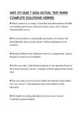 WST 371 QUIZ 7 2026 ACTUAL TEST PAPER COMPLETE SOLUTIONS VERIFIED