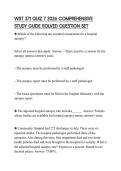 WST 371 QUIZ 7 2026 COMPREHENSIVE STUDY GUIDE SOLVED QUESTION SET