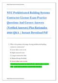 NYC Municipal Construction Executive Certification Exam Q&A 2026 Study Guide Prep