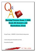 Nursing Process Exam 3 &ndash; Five-Step Nursing Process&comma; Care Plans & Clinical Decision-Making 202