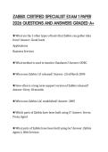 ZABBIX CERTIFIED SPECIALIST EXAM 1 PAPER 2026 QUESTIONS AND ANSWERS GRADED A&plus;