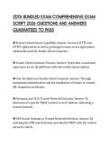 ZDTA BUNDLED EXAM COMPREHENSIVE EXAM SCRIPT 2026 QUESTIONS AND ANSWERS GUARANTEED TO PASS
