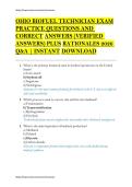 Ohio Biofuel Technician Exam Questions and Answers 2026 Study Guide Prep