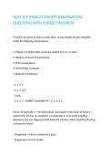NCM 109 &lpar;FINALS CONCEPT EXAMINATION&rpar; QUESTIONS WITH CORRECT ANSWERS