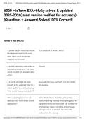 6020 MidTerm EXAM fully solved & updated 2025-2026&lpar;latest version verified for accuracy&rpar; &lpar;Questions &plus; Answers&rpar; Solved 100&percnt; Correct&excl;&excl;