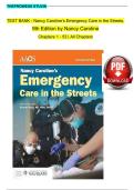 Emergency Care in the Streets&comma; 9th Edition by Nancy Caroline &vert; Test Bank with Verified Answers 2026