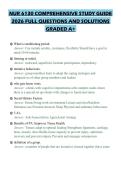NUR 6130 COMPREHENSIVE STUDY GUIDE 2026 FULL QUESTIONS AND SOLUTIONS GRADED A&plus;