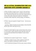 NR 545 ACTUAL EXAM PAPER 2026 QUESTIONS WITH ANSWERS GRADED A&plus;