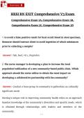 HESI RN Exit Comprehensive Exam V3 A&ndash;D &ndash; Full NCLEX Prep