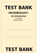 Comprehensive test bank for Microbiology&colon; An Introduction&comma; 13th Edition by Gerard J&period; Tortora&comma; Berdell R&period; Funke&comma; and Christine L&period; Cas