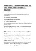 NR 668 FINAL EXAMINATION TEST 2026 COMPLETE QUESTIONS AND SOLUTIONS 100&percnt; CORRECT
