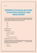 WONDERLIC 50 Questions with Verified Correct Answers Graded A&plus; Latest Update 2025&sol;2026