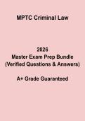 MPTC Criminal Law Exam Study Guide &vert; Law Enforcement Prep 2026