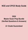 NCE & CPCE Study Guide &vert; Counselor Exam Prep 2026