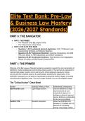 Elite Pre-Law & Business Law Test Bank &lpar;2026&sol;2027&rpar; &vert; LSAT&comma; Texas Law & LEB 323
