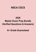 NSCA CSCS Exam Study Guide &vert; Strength & Conditioning Certification Prep 2026