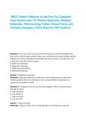 NR511 Week 4 Midterm on the First Try&colon; Complete Exam Review with 125 Practice Questions&comma; Detailed Rationales&comma; Pharmacology Tables&comma; Clinical Pearls&comma; and Printable Emergency Cheat Sheet for FNP Students