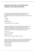 WEEK 8 CCS FINAL EXAM &vert; 110 QUESTIONS AND ANSWERS &vert; WITH COMPLETE SOLUTION&period;