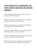 NR569 MIDTERM 2026 COMPREHENSIVE TEST PAPER COMPLETE QUESTIONS AND ANSWERS GRADED A&plus;