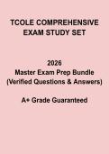 TCOLE Comprehensive Exam Study Set &vert; Texas Law Enforcement Prep 2026