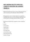 NR572 MIDTERM MODULES 1 THROUGH 4 2026 TEST PAPER QUESTIONS AND SOLUTIONS 100&percnt; CORRECT