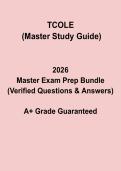 TCOLE Master Study Guide &vert; Texas Law Enforcement Exam Prep 2026