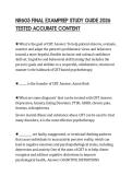 NR605 FINAL CERTIFICATION EVALUATION TEST 2026 QUESTIONS AND ANSWERS GUARANTEED TO PASS