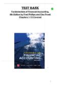Test Bank for Fundamentals of Financial Accounting&comma; 8th Edition by Fred Phillips and Clor-Proell Chapters 1-13 Covered