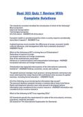 Busi 303 Quiz 1 Review With Complete Solutions