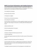 NATE Core Exam 50 Questions with Verified Solutions&period;