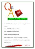 Criminalistics Exam 2 Questions and Answers &lpar;120 Questions&rpar; &vert; CRIM 202 Hair Fiber Glass Ballistics Fingerprints