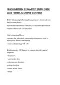 NR606 FINAL EXAM SCRIPT 2026 SOLVED QUESTIONS WITH FULL SOLUTION