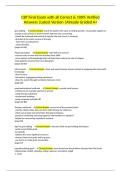 CBT Final Exam with all Correct & 100&percnt; Verified Answers &vert;Latest Version &vert;Already Graded A&plus;