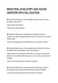 NR605 MIDTERM 2 EXAMPREP STUDY GUIDE 2026 TESTED ACCURATE CONTENT