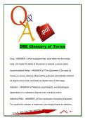 DRE Glossary Terms Questions and Answers &lpar;300 Terms&rpar; &vert; CJ 305 Drug Recognition Impairment CNS Categories