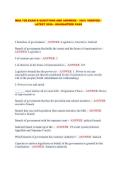  MHA 708 EXAM B QUESTIONS AND ANSWERS - 100&percnt; VERIFIED - LATEST 2026 - GUARANTEED PASS