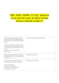 DBT&comma; SFBT&comma; EMDR&comma; TF-CBT&comma; Addiction Exam with all Correct & 100&percnt; Verified Answers &vert;Already Graded A&plus;