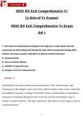 HESI RN Exit Comprehensive Exam V1 with rationales&comma; verified questions&comma; and answers&period; 
