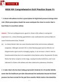 Practice HESI RN Comprehensive Exit Exam V1 with verified questions and answers&period;