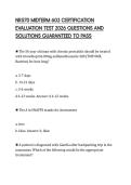 NR668 WEEK 1 EXAMINATION TEST 2026 COMPLETE QUESTIONS AND ANSWERS GRADED A&plus;