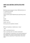 NRNP 6665 MIDTERM REVISION QUESTIONS 2026