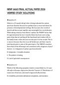 NRNP 6665 FINAL REVIEW 2026 BUNDLED STUDY SOLUTIONS