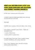 NRNP 6675 WEEK 6 MIDTERM REVISION QUESTIONS 2026