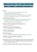 NURS 660 FINAL TEST 2026 QUESTIONS WITH CORRECT ANSWERS GRADED A&plus;