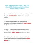 Class D Water Operator License Exam TCEQ  Newest 2026 Questions and Correct Detailed  Answers Already Graded A&plus;