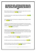 NHA CEHRS FINAL EXAM &ndash; CERTIFIED ELECTRONIC HEALTH RECORDS SPECIALIST - REAL EXAM QUESTIONS & NHA VERIFIED ANSWERS&ndash; PASS FIRST ATTEMPT GUARANTEED- 2026 NEWEST UPDATE